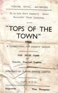 1964 - Tops Programe - Snowcream Vs St. Otterans