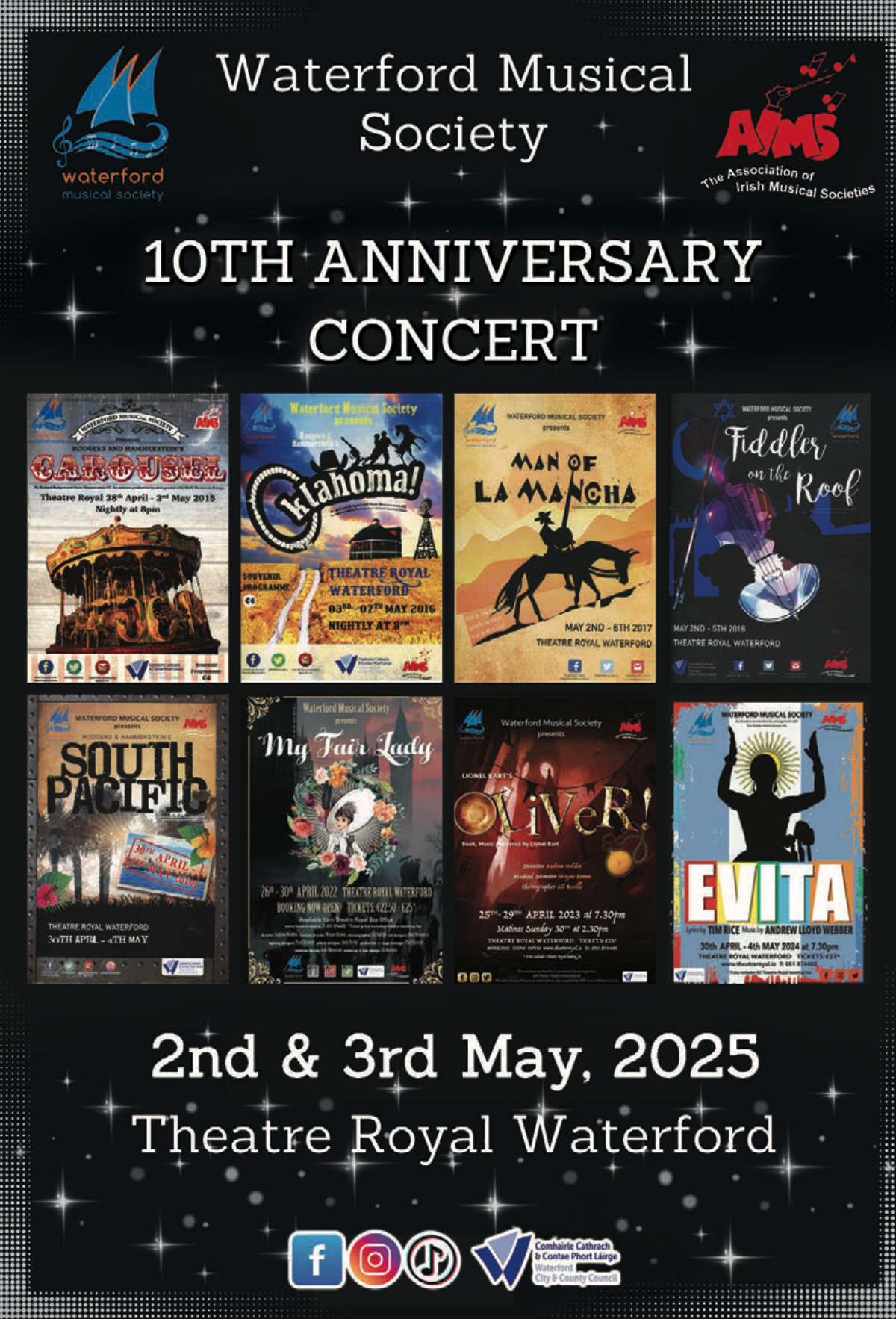 2025 – 10th Anniversary Concert – Show Programme – Waterford Theatre ...